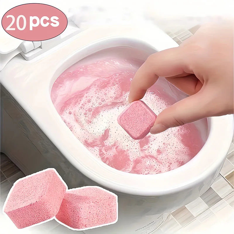 10/20Pcs Toilet Cleaning Effervescent Tablets Automatic Cleaner