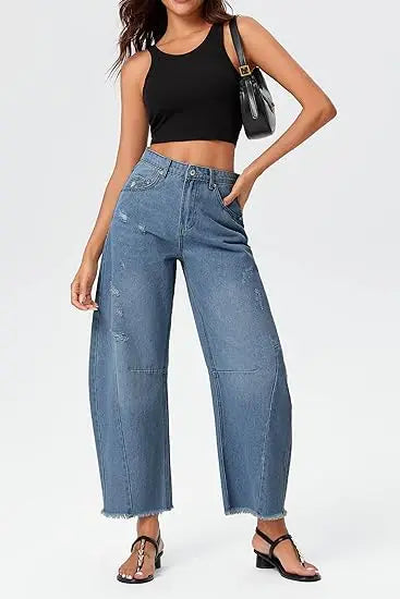 Women's Baggy Wide Leg Jeans