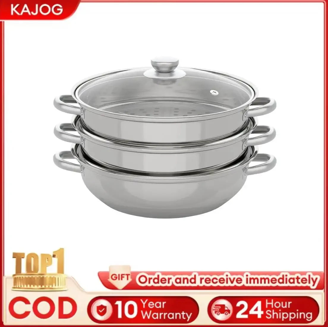 Cooking Pots Stainless Steel Steamer