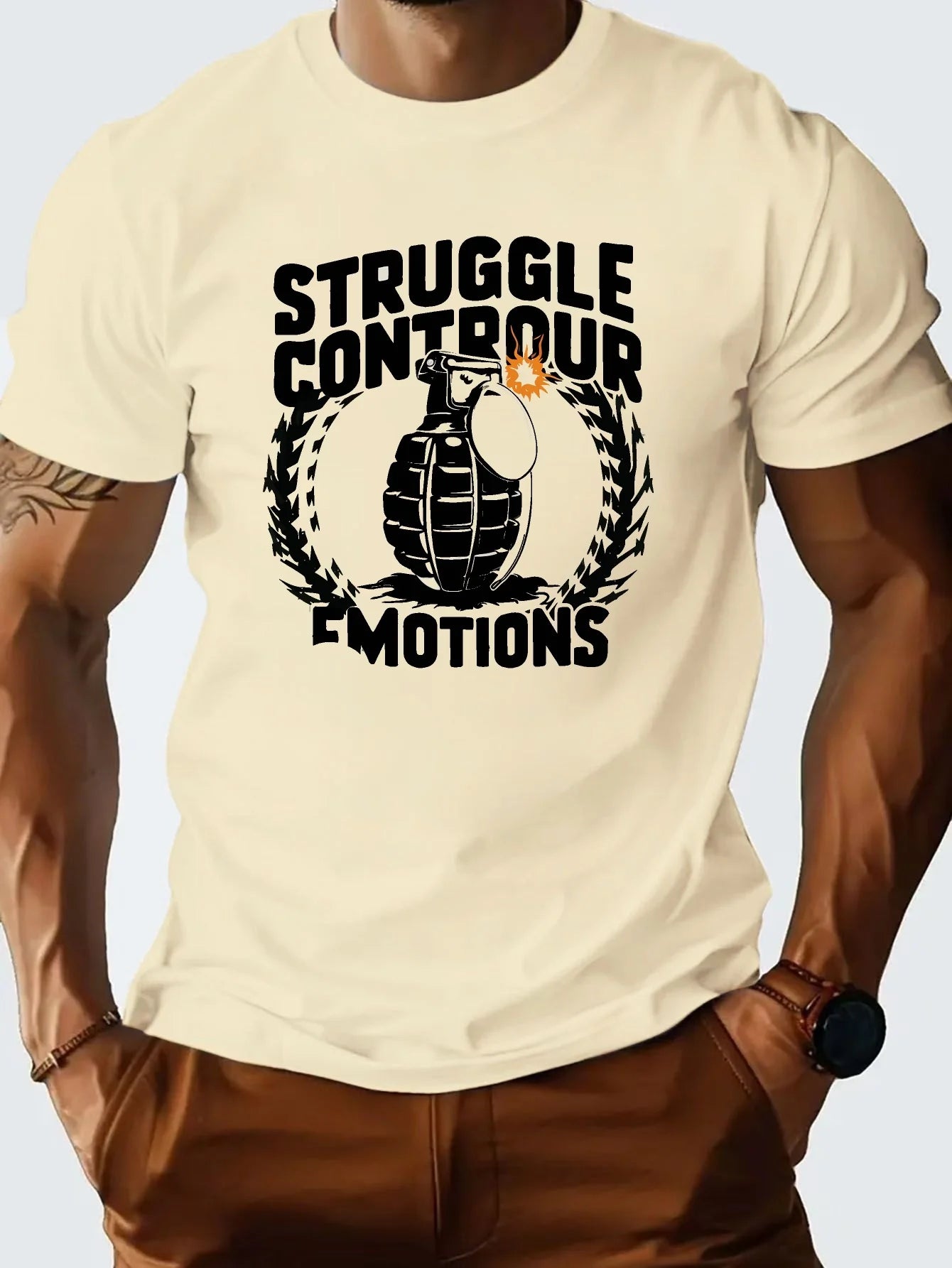 graphic Cotton short-sleeved T-shirt American fashion