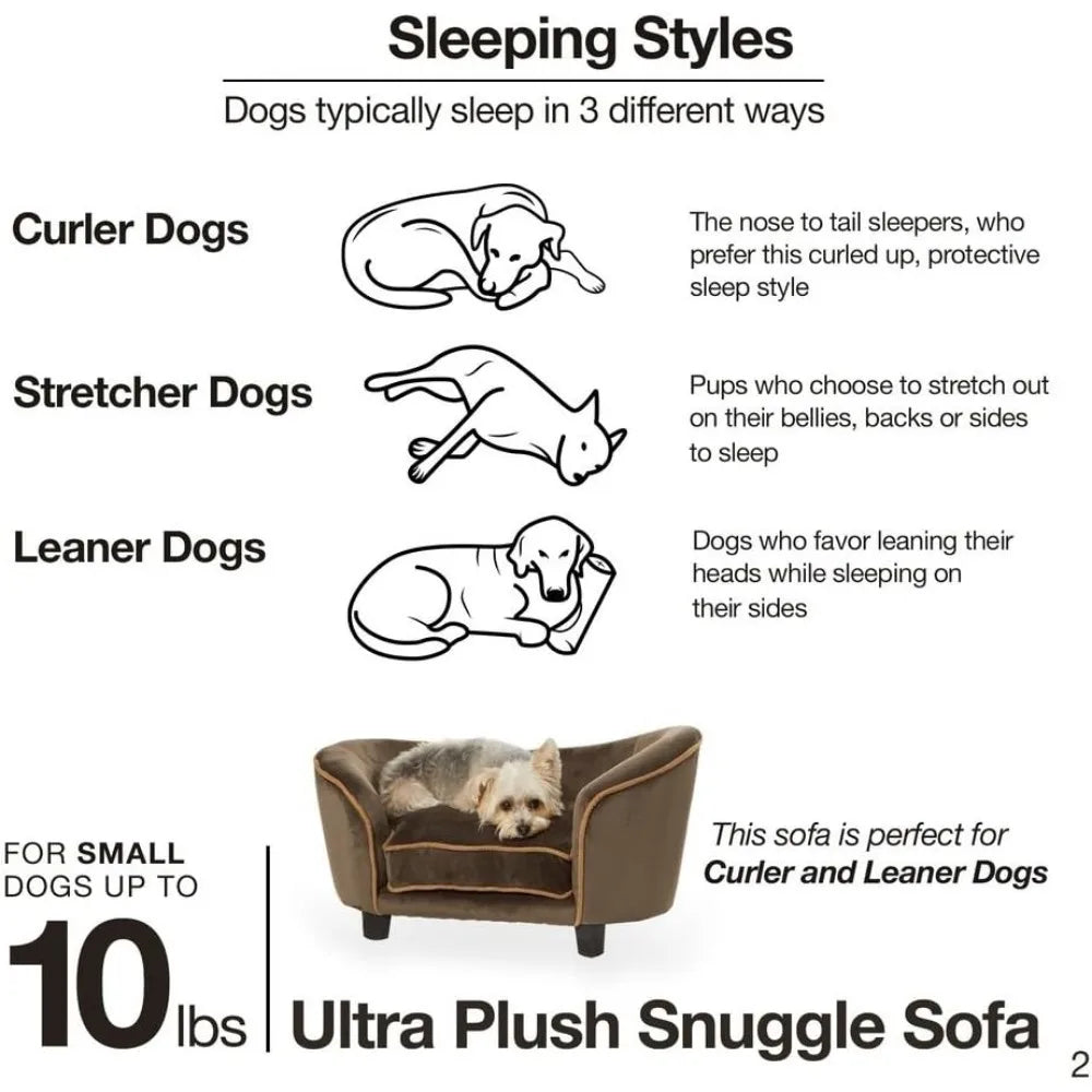 Enchanted Home Pet Snuggle Pet Sofa Bed