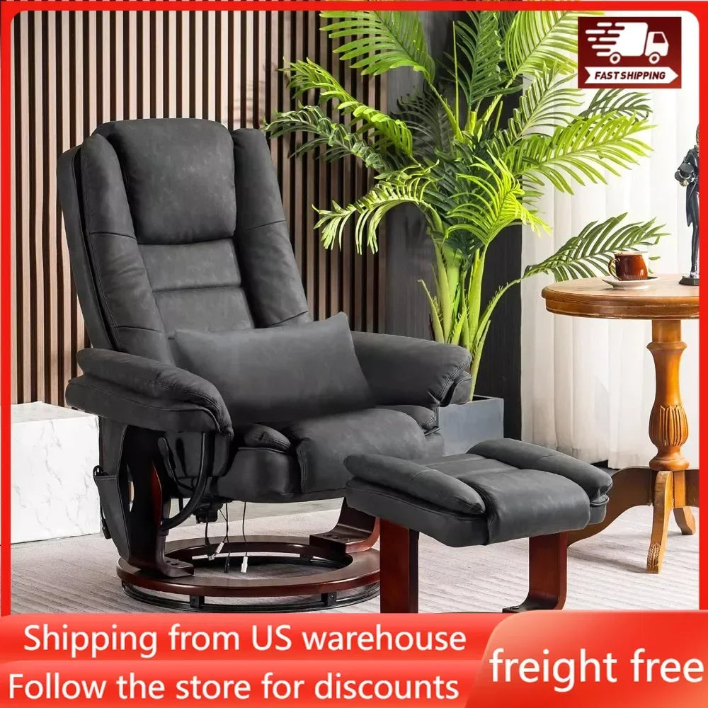 Recliner with Ottoman Accent Reclining Chair