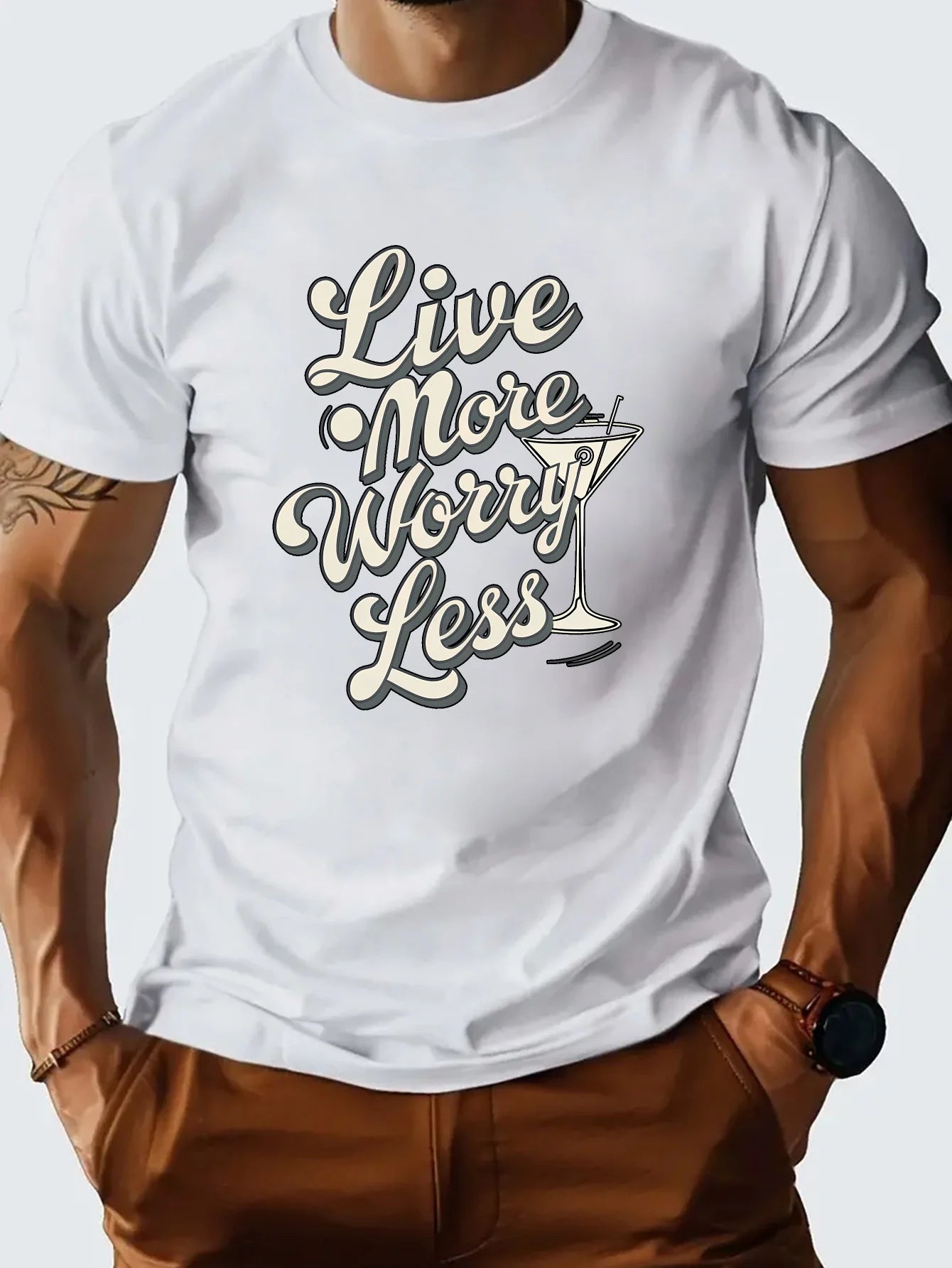 graphic Cotton short-sleeved T-shirt American fashion